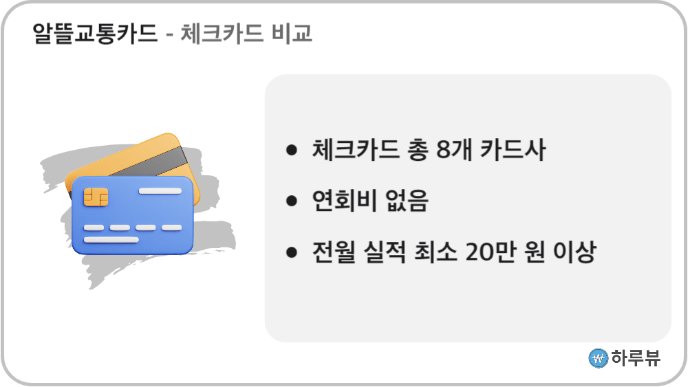 알뜰교통카드체크카드