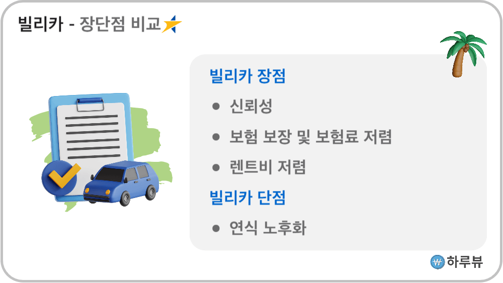 빌리카장단점