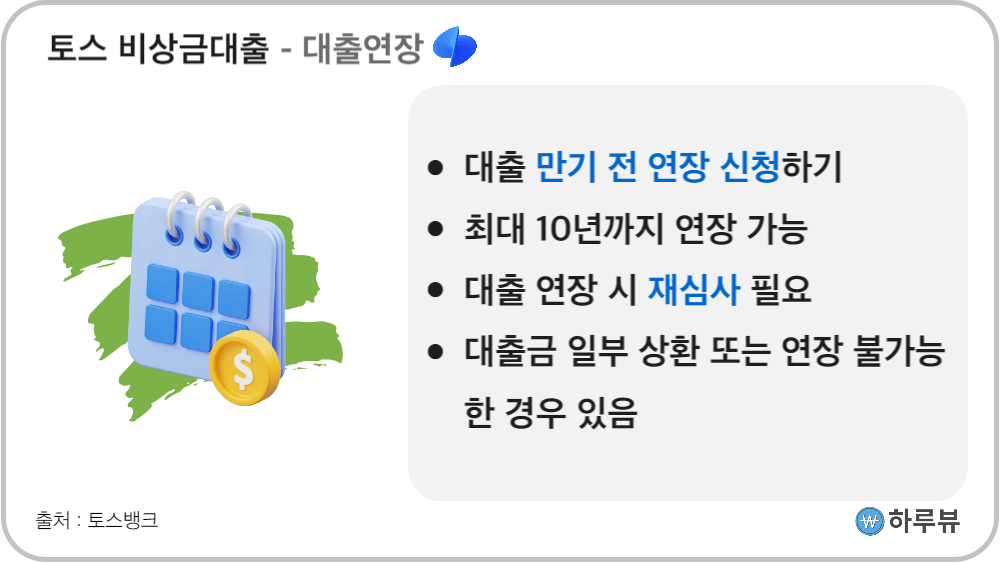 토스비상금대출연장